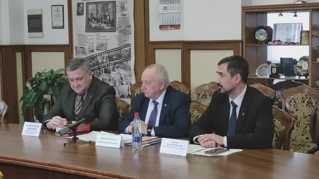 Пресс-конференция ректора ДонНТУ А.Я. Аноприенко проректоров А.А. Каракозова, А.Б. Бирюкова 16.12.25