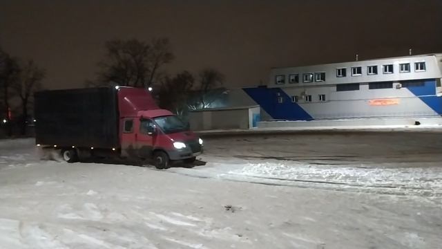 Ночной дрифт грузовой Газельки