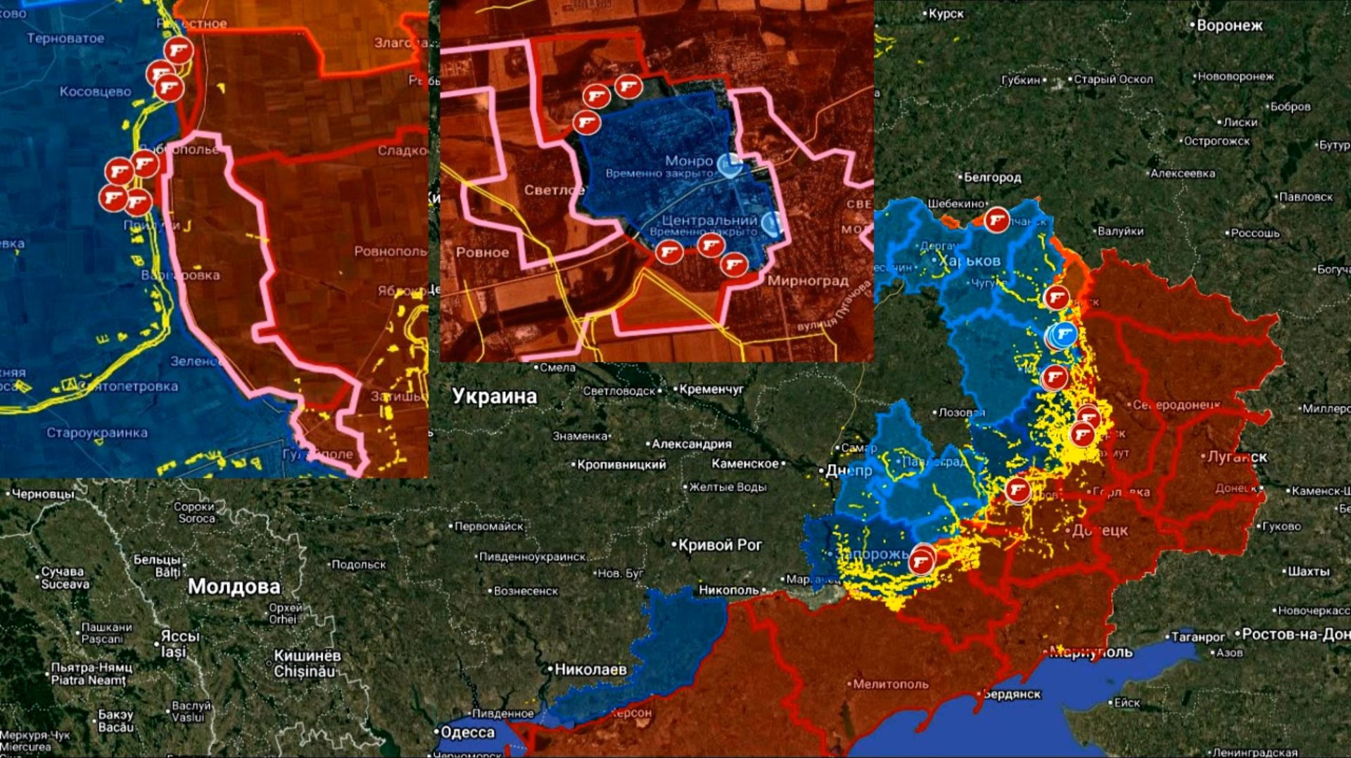 16.12.2025 Карта боевых действий. Последняя линия обороны противника перед Запорожьем
