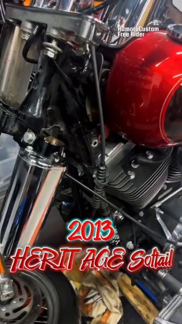 Heritage Softail Легенда Harley #harley #heritage #motocustom