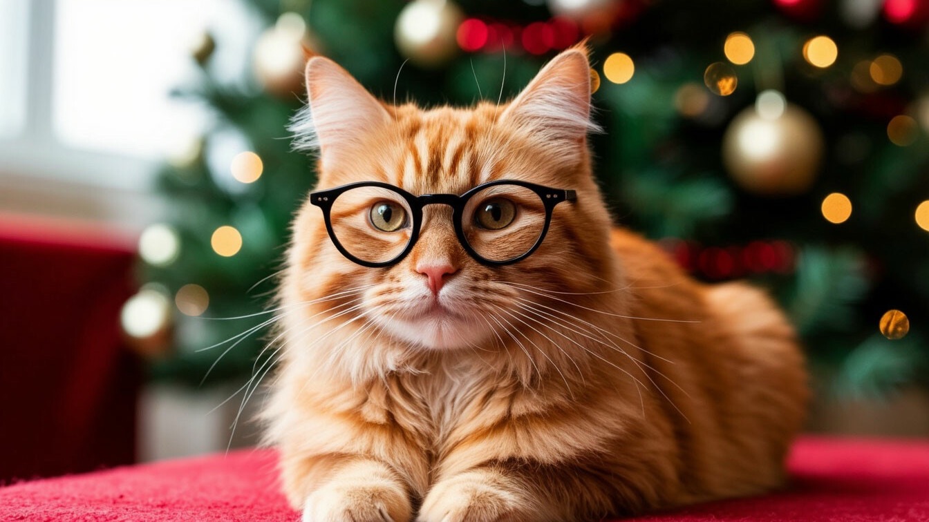 Кот из нейросети. Новогодний выпуск