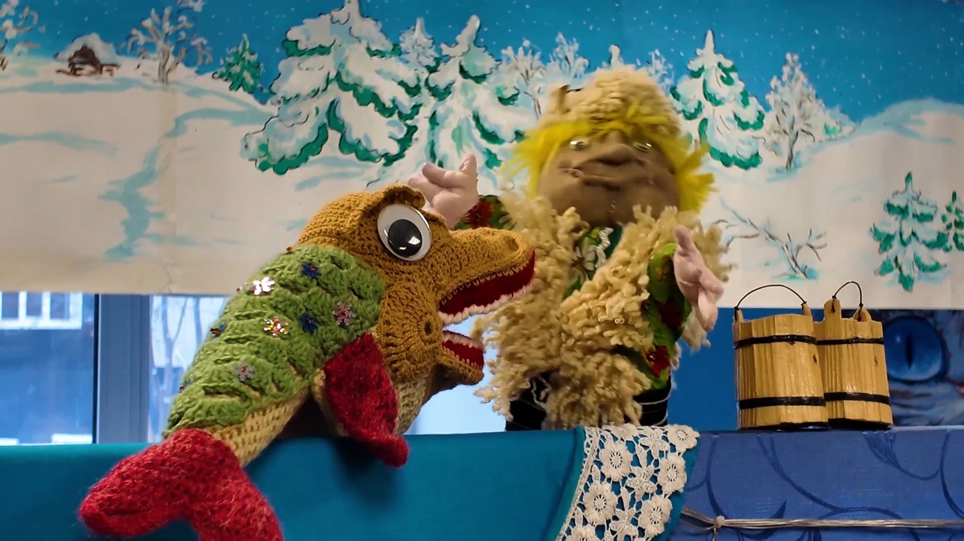 В детской библиотеке прошел спектакль