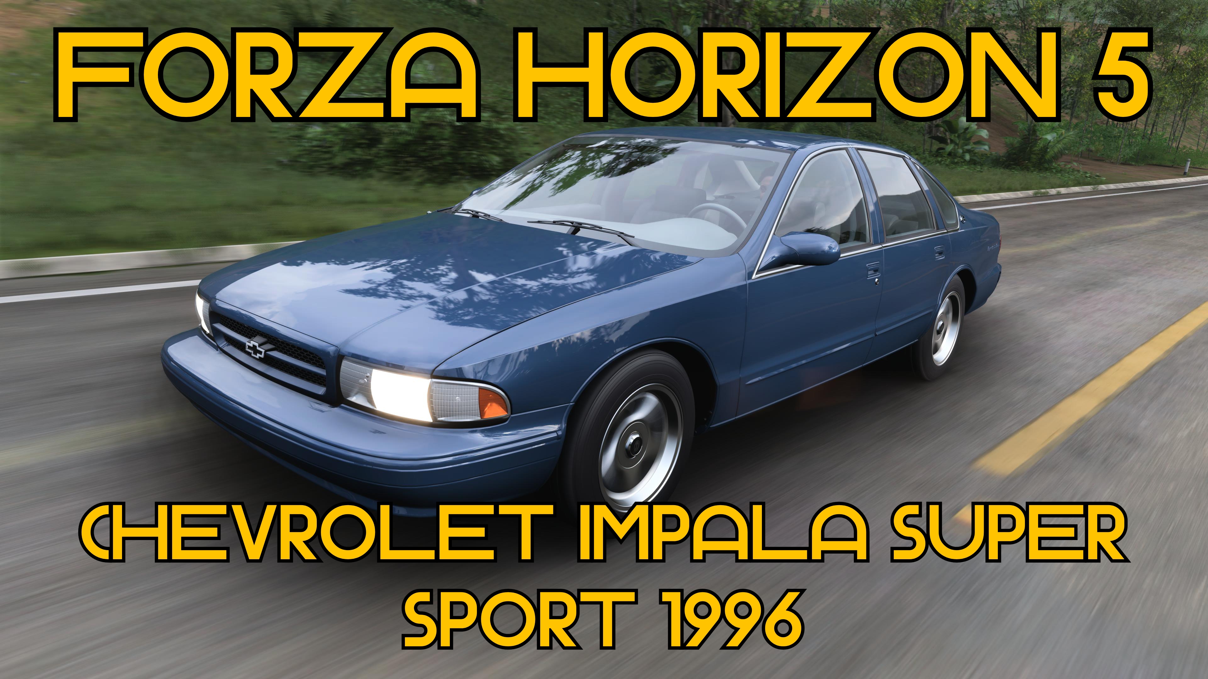Chevrolet Impala Super Sport 1996 — Идеал Большого Дорожного Путешествия в мире Forza Horizon 5 🌍⚡️