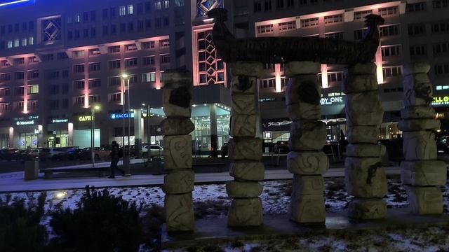 Центр Перми Великой в современной подсветке