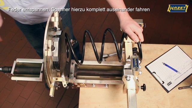 Съемник стоек Hazet 4903/4: Применение на Mercedes W203