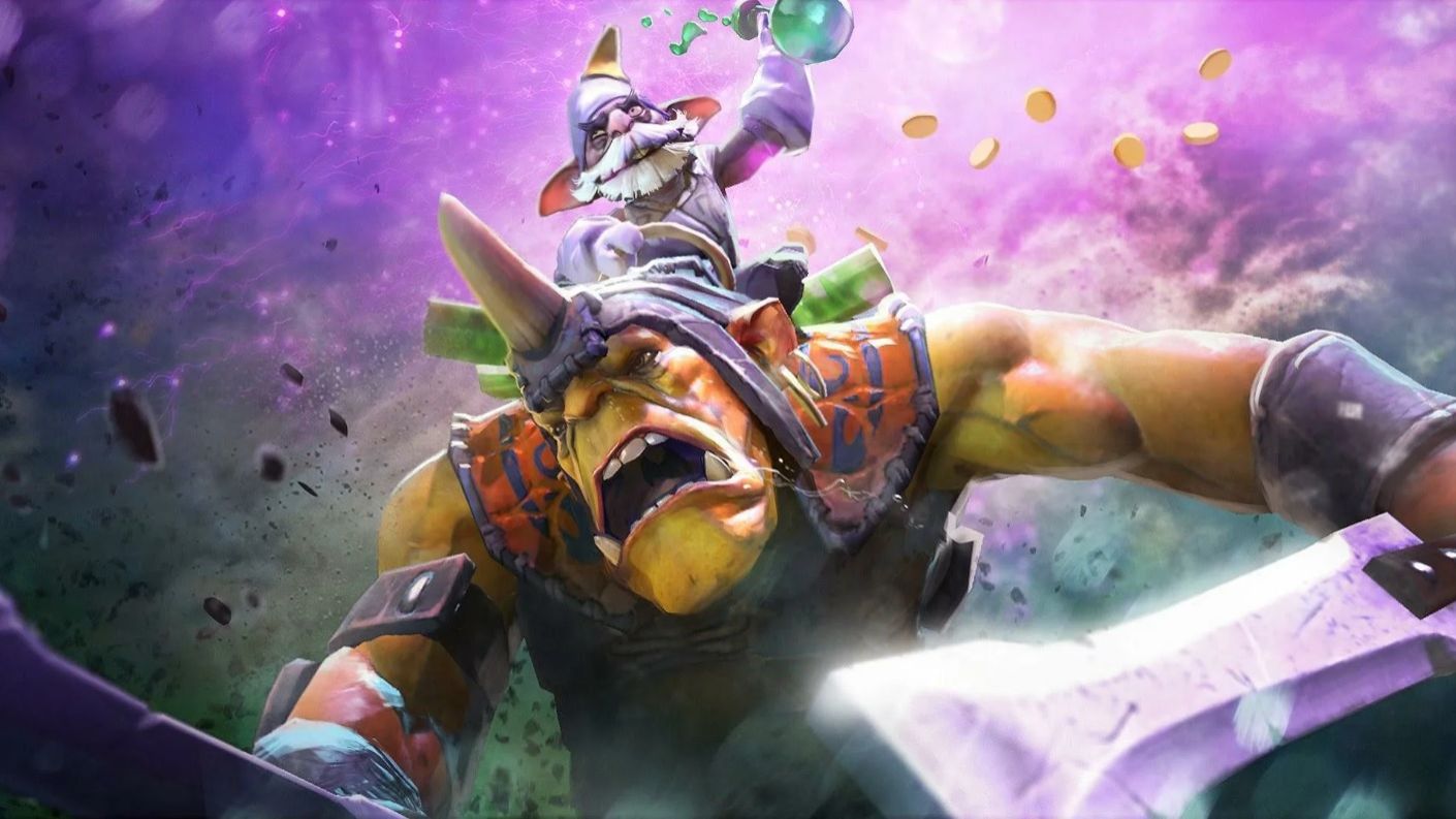 DOTA 2 (Alchemist gameplay)