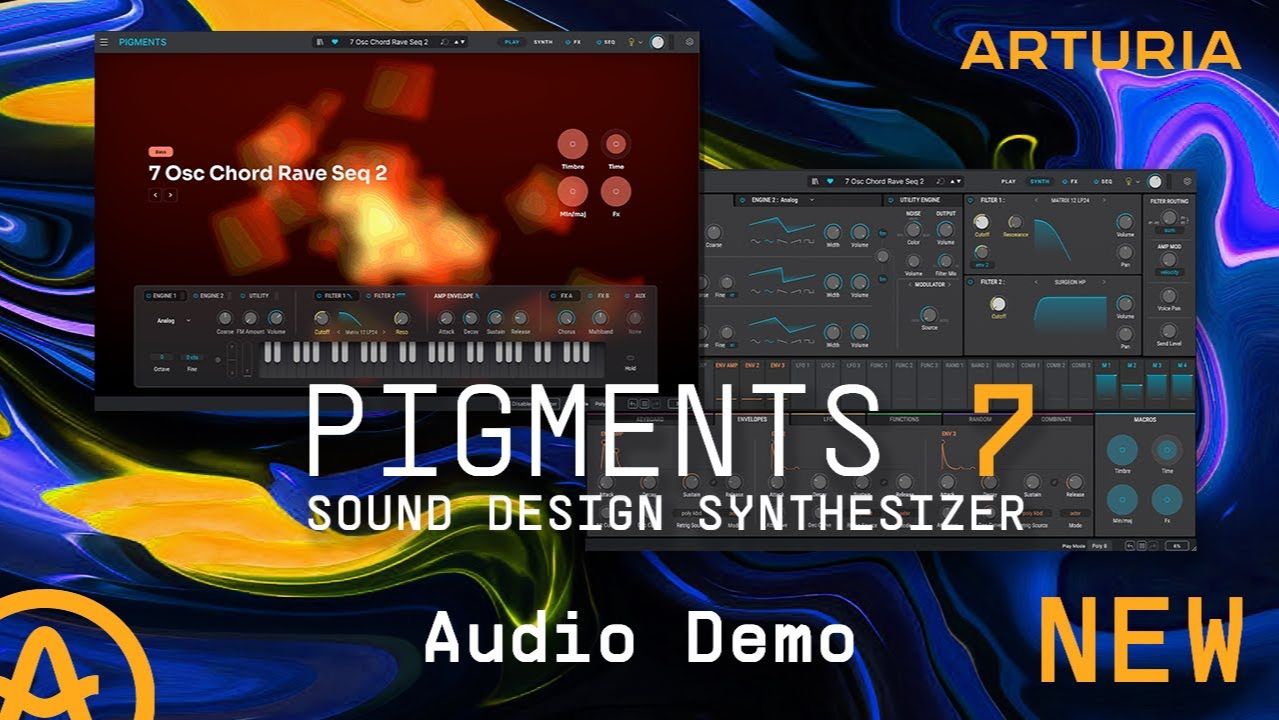 Arturia Pigments 7: Audio Demo (No Talking)
