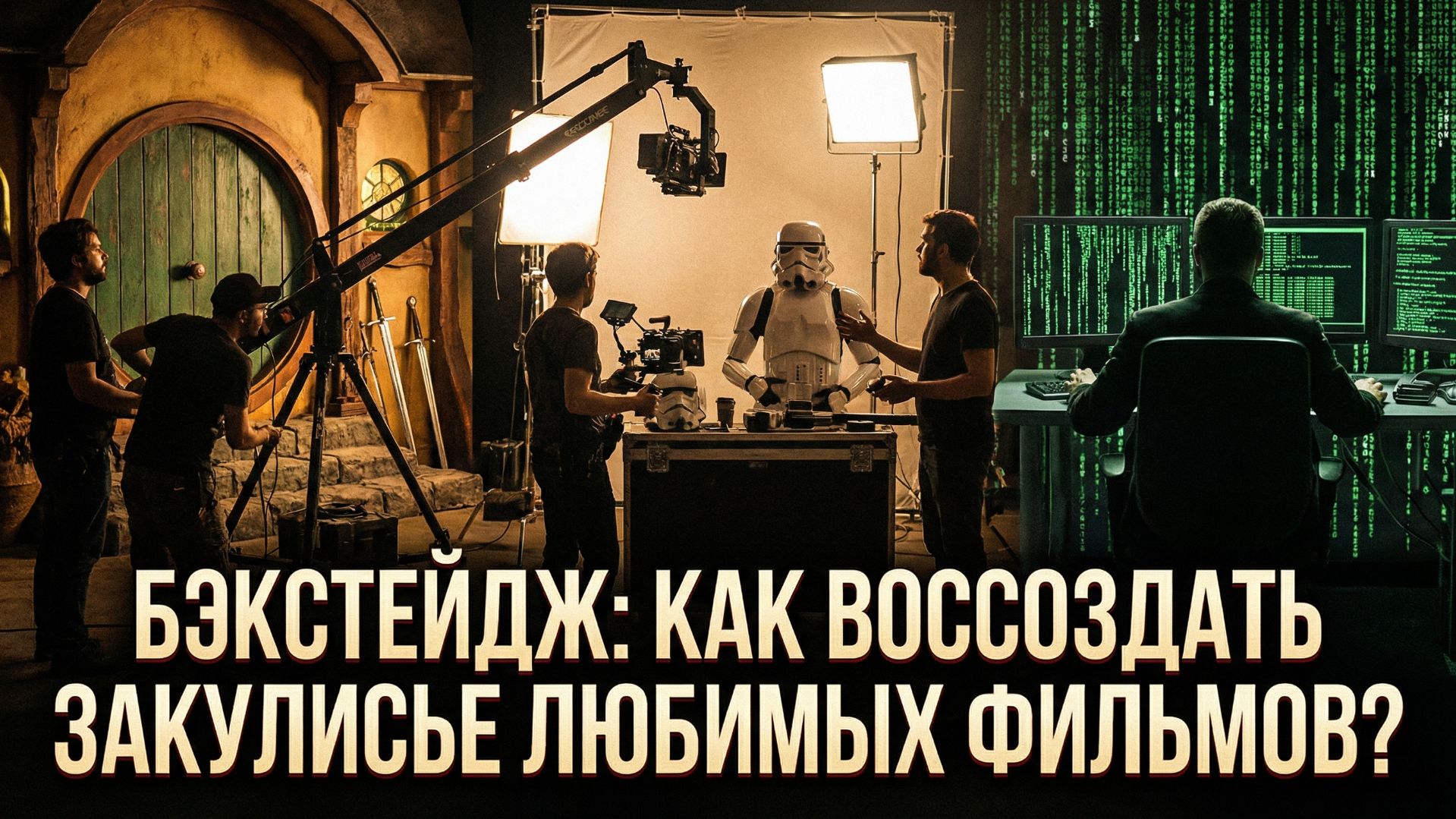 Как воссоздать закулисье любимых фильмов с помощью ИИ?