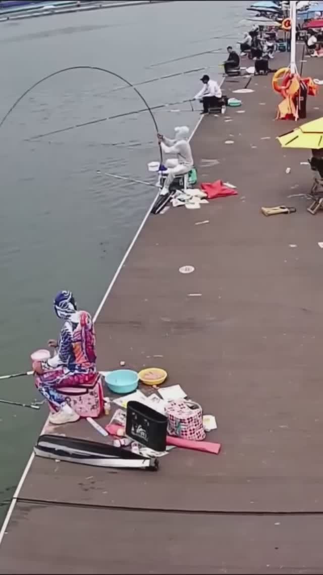 Ну точно не рыба , а лох-несское чудовище , не меньше . Как думаете , кто там ?