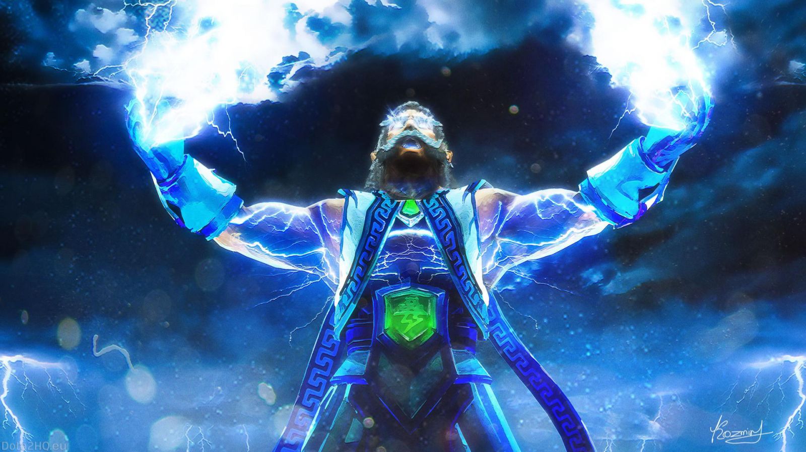 DOTA 2 (Zeus gameplay)