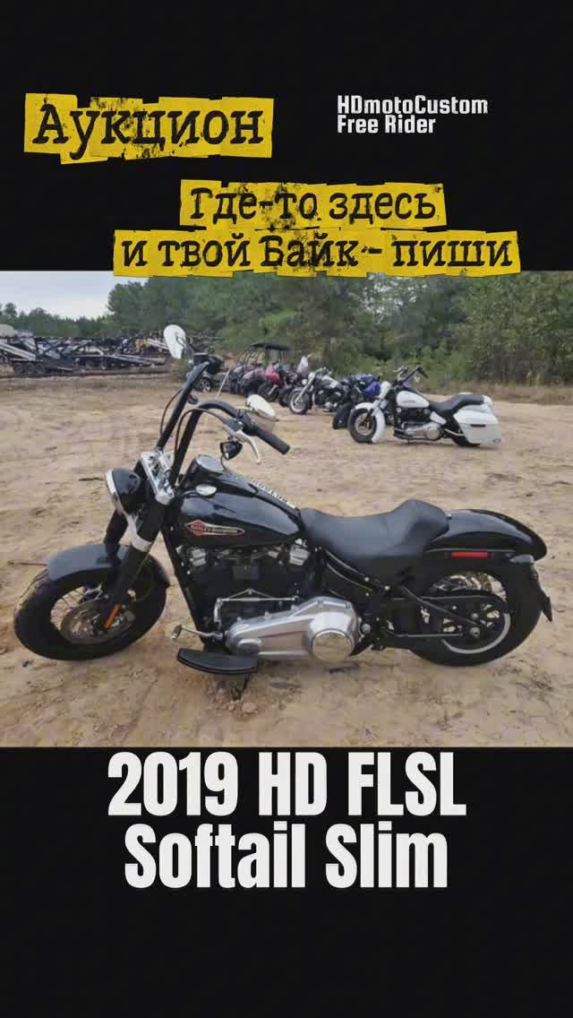 HarleyDavidson Softail Slim FLSL: МотоАукцион Америки #softail