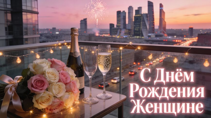 Нежное поздравление с днём рождения женщине! Красивая музыкальная открытка вместо тысячи слов