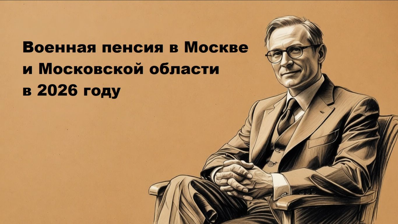 Военная пенсия в Москве и Московской области в 2026 году: региональные доплаты