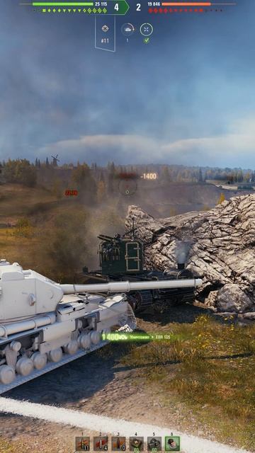 FV4005 - 4 Фрагов 10.6K Урона • #wot #FV4005 #миртанков