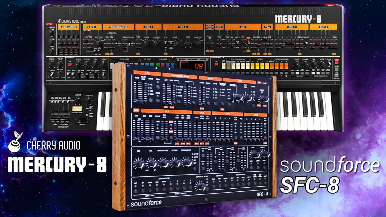 Cherry Audio Mercury-8 with SoundForce SFC-8