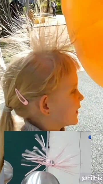 Таня наэлектризовалась