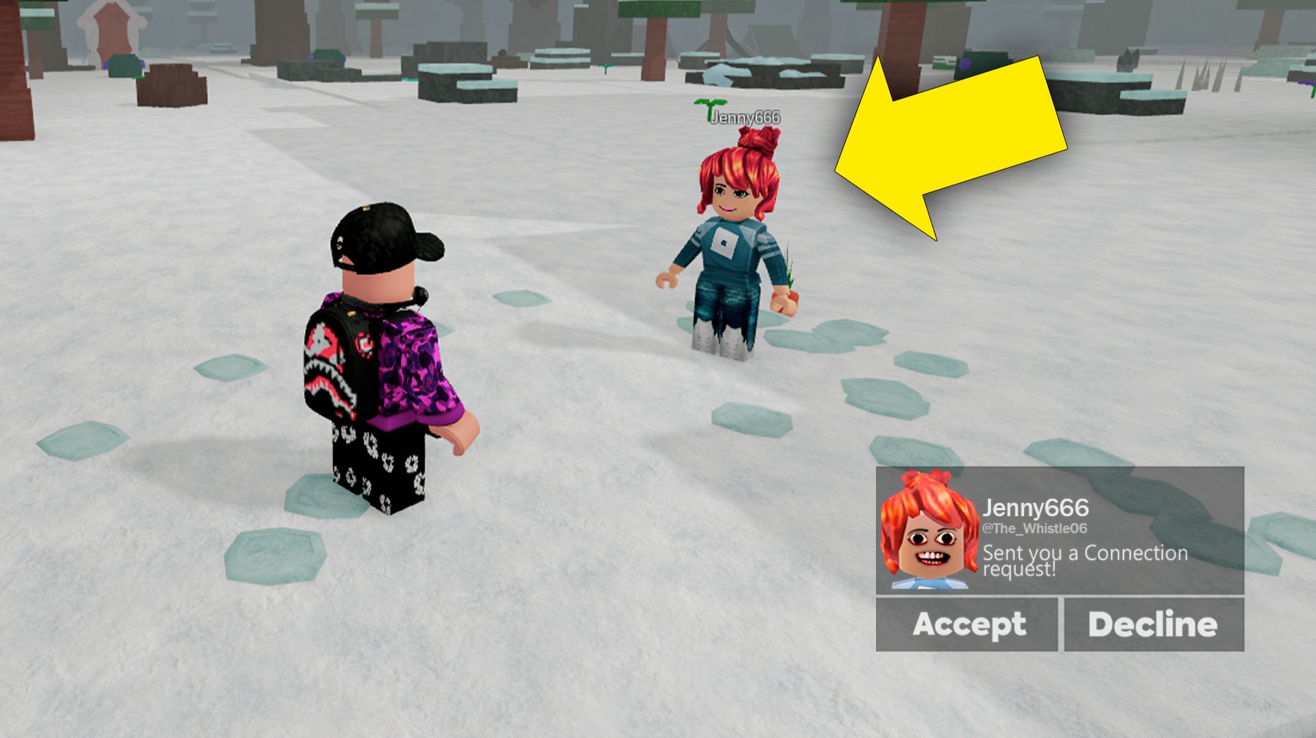 Не ПРИНИМАЙ от неё Запрос в Друзья РОБЛОКС…