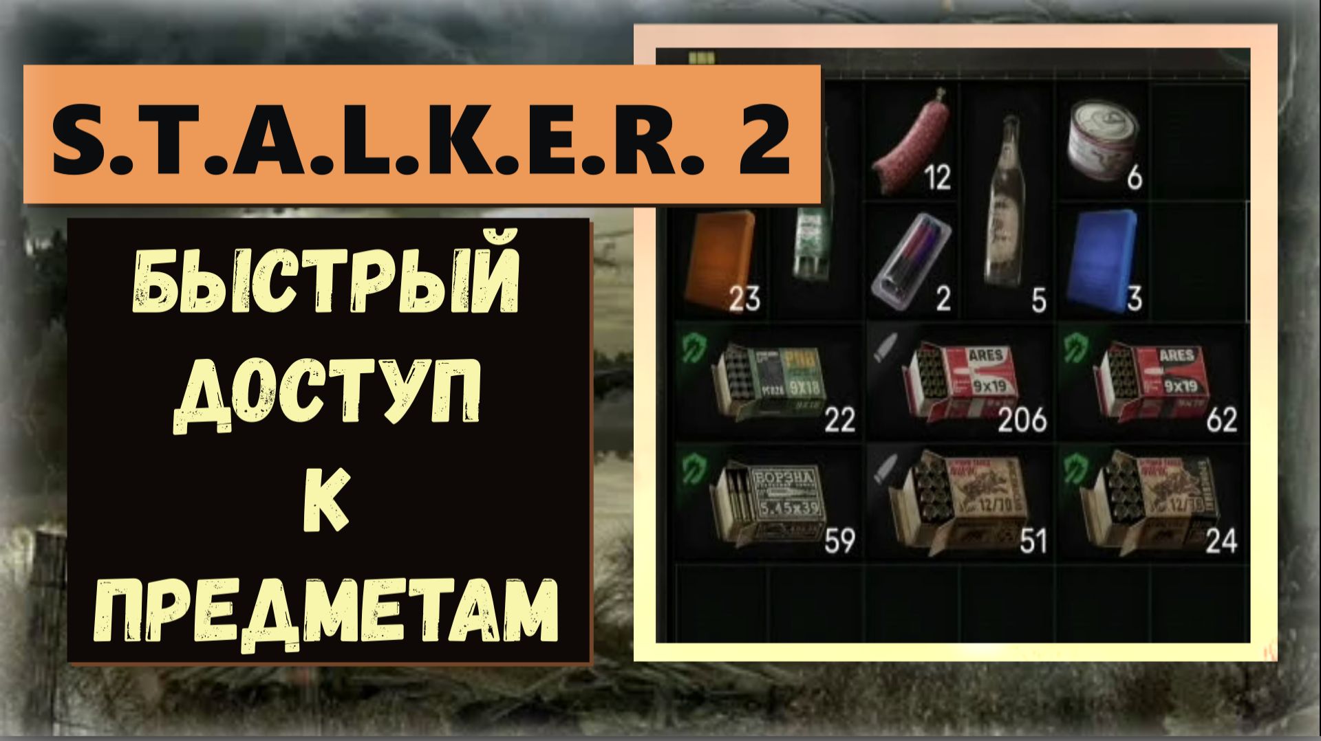 S.T.A.L.K.E.R. 2: Heart of Chornobyl Как менять предметы в «быстром доступе» на P/S 5