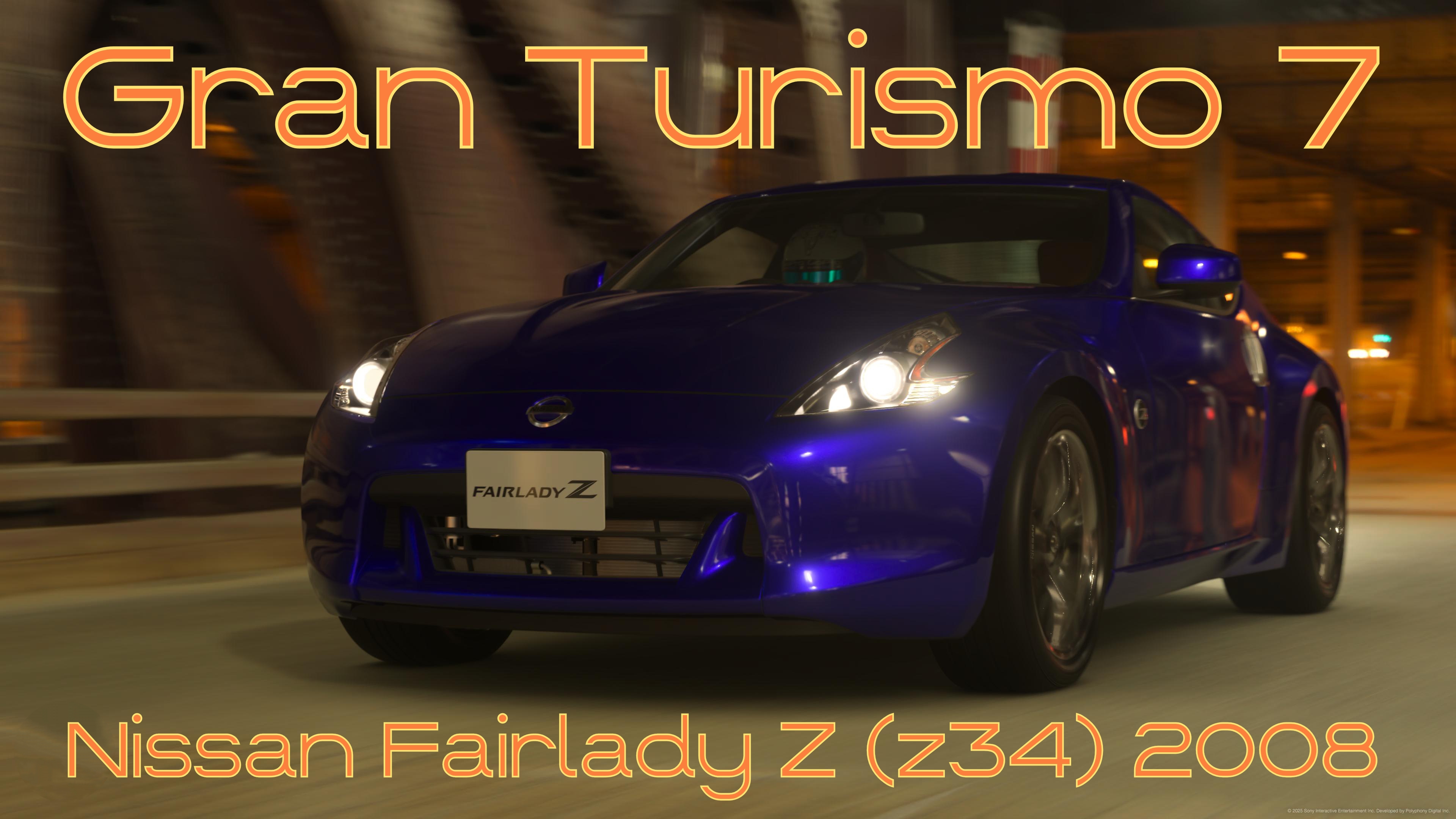Nissan Fairlady Z (z34) 2008 — новый облик и наследие бренда в мире Gran Turismo 7 🌍⚡️