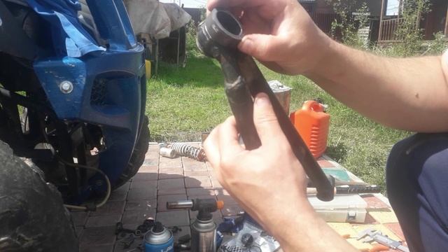 Tiger Sport 250 переделка шаровых - front lower ball joint rework