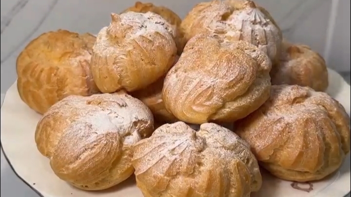 Заварные ПИРОЖНЫЕ...🍰☕😋 Рецепт ⤵️