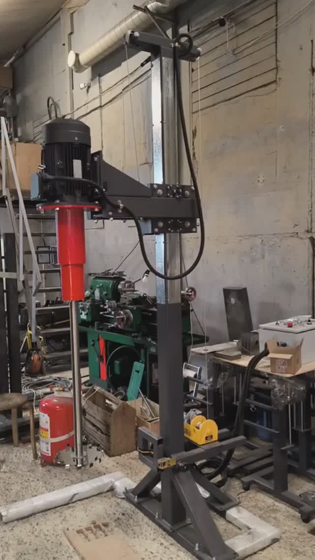 Диссольвер Промышленный 200 л. с Электроподъёмом