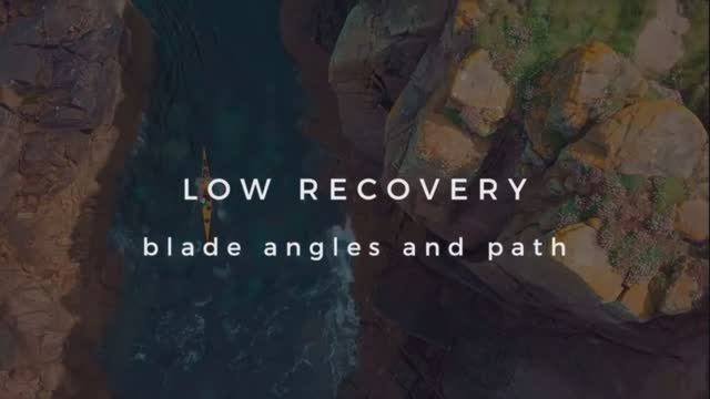 Углы наклона и траектория движения лопасти Нижняя опора . (Blade angles and path Low Recovery)