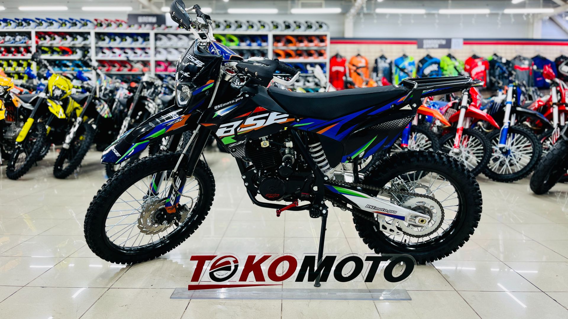 Кроссовый мотоцикл BSE Z3 V 21-18 Flash