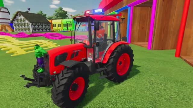 МУЛЬТИКИ про ТРАКТОР: весёлые будни на ФЕРМЕ