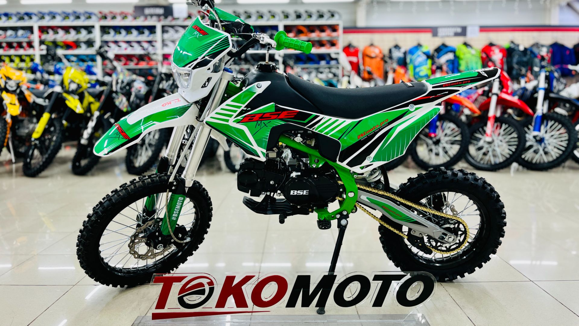 Питбайк BSE MX 17-14 Green