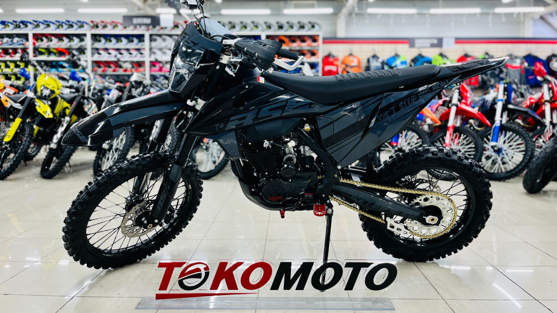 Кроссовый мотоцикл BSE T4 Black (ZS172FMM-5)