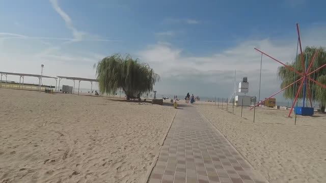 Пляжи Ейска Казачий берег Коса (Сентябрь 2023)