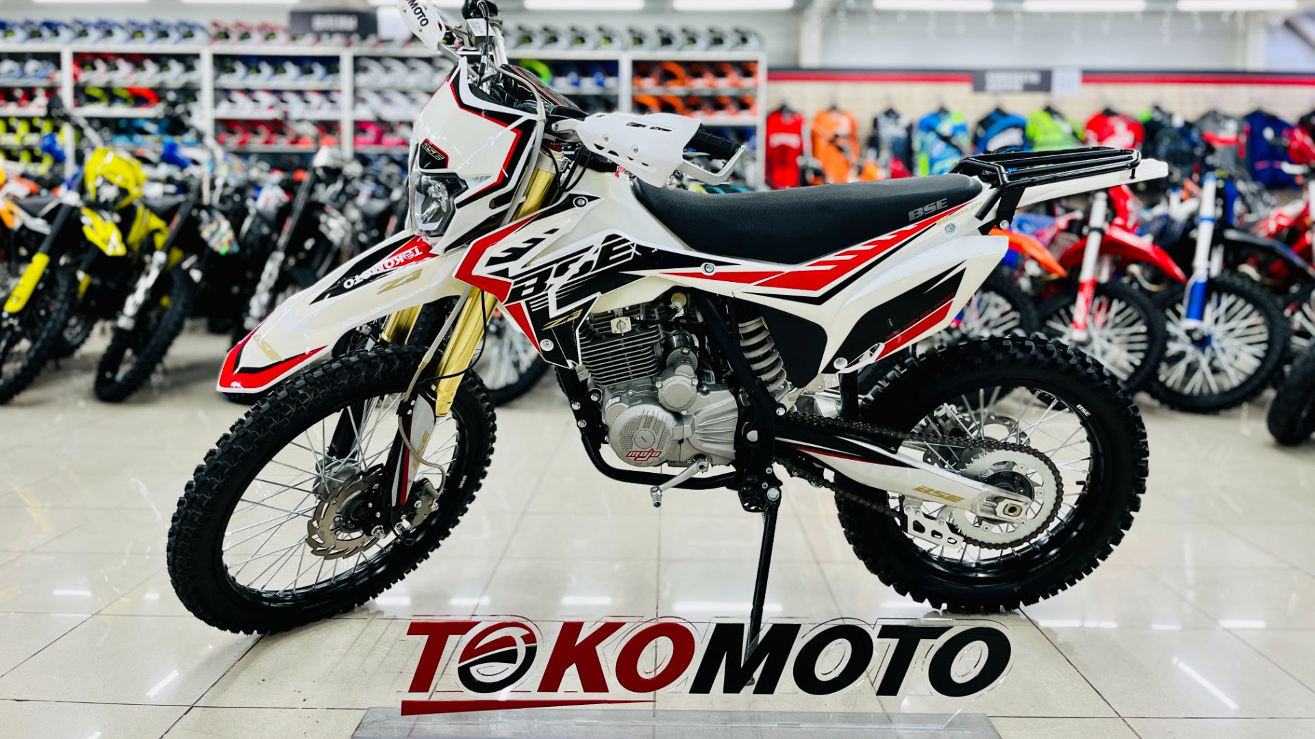 Кроссовый мотоцикл BSE Z3 2118 Gold Red