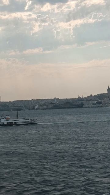 Вид с Девичьей башни, Пролив Босфор, Стамбул, Турция (The view from Maiden Tower, Istanbul, Turkey)