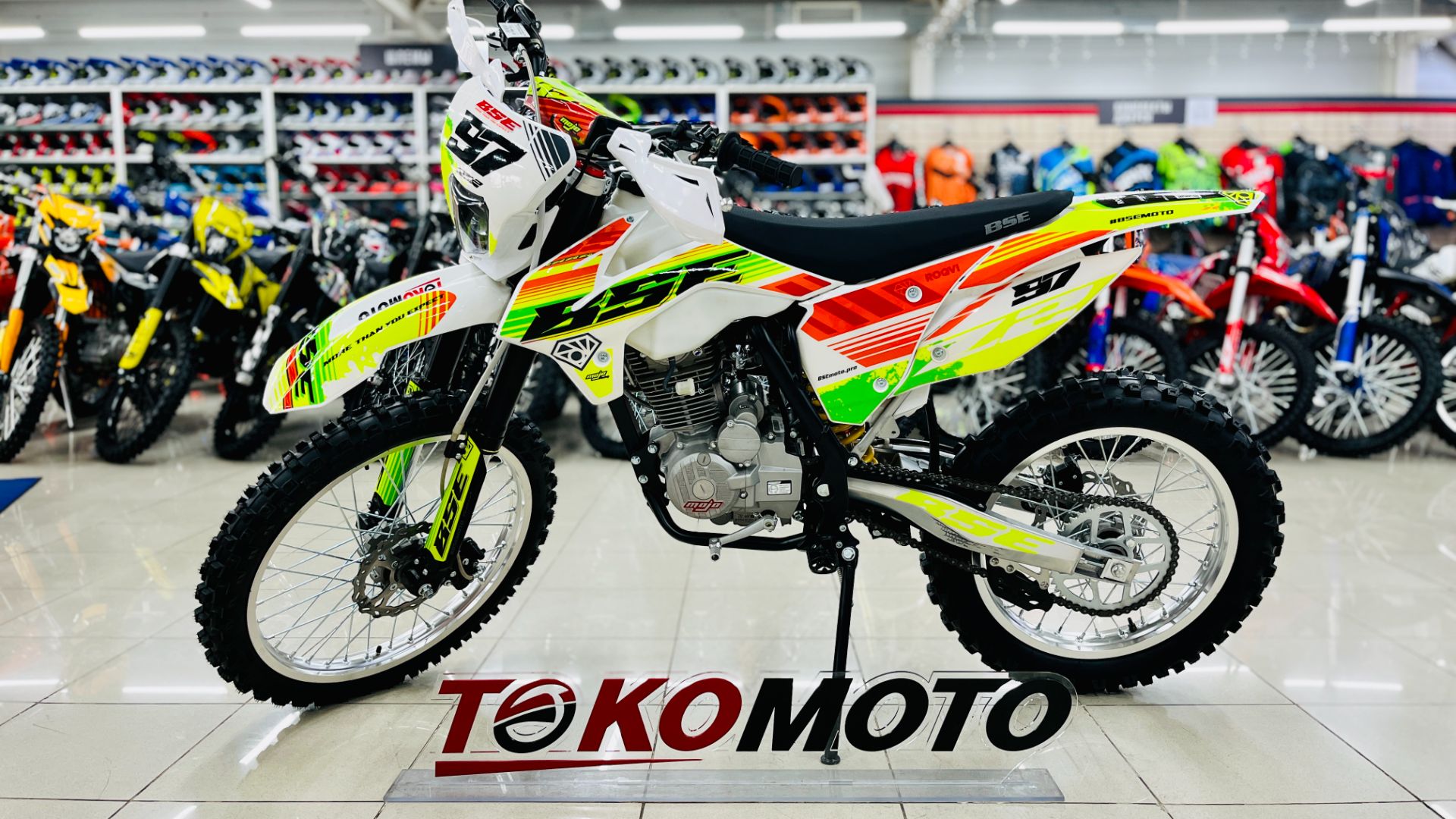 Кроссовый мотоцикл BSE Z2 2118 Roqvi Green 17 (НОВОЕ ВИДЕО)