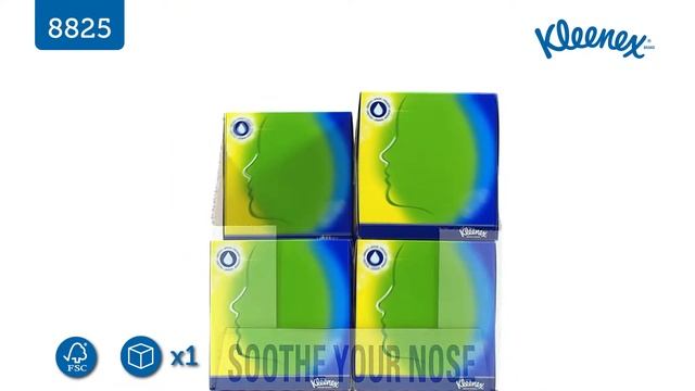 8825 Салфетки косметические для лица Kleenex balsam