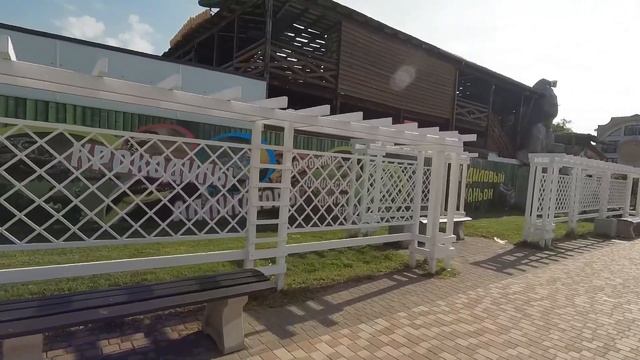 Набережная Ейска с утра и парк И. М. Поддубного (Сентябрь 2023)