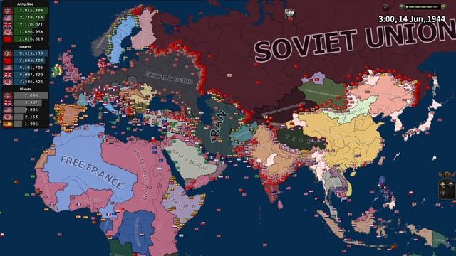 День Победы 4 | Исторический таймлапс HOI4 + DLC No Compromise No Surrender