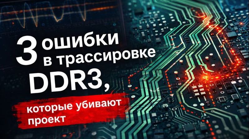 3 ошибки в трассировке DDR3, которые убивают проект