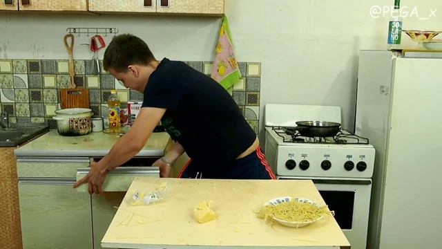 Спагетти с сыром