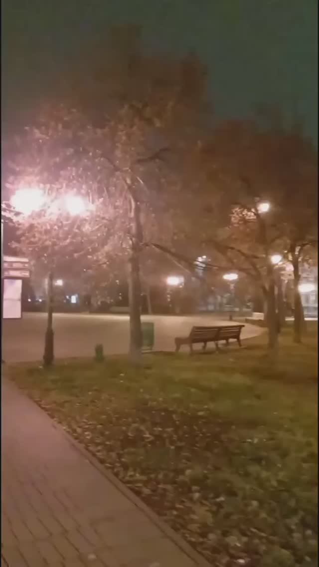 Первые снежинки в Самаре