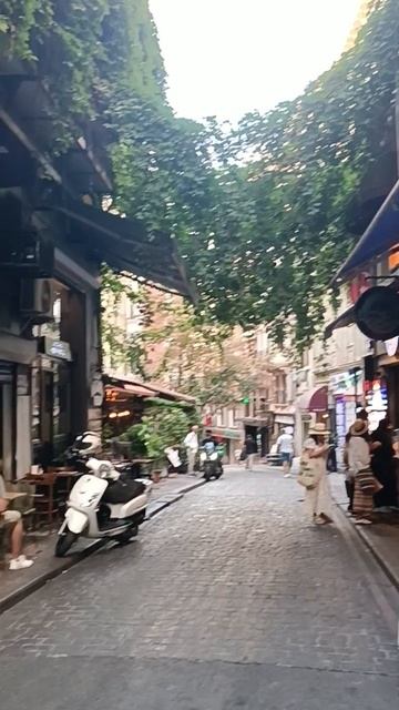 Маленькая удочка в центре Стамбула, Турция (A Small Street in the center of Istanbul, Turkey)