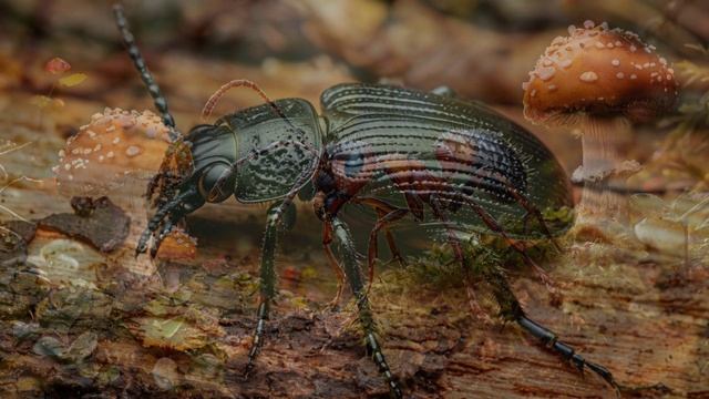 Ассоциации грибов и насекомых: взаимовыгодные отношения