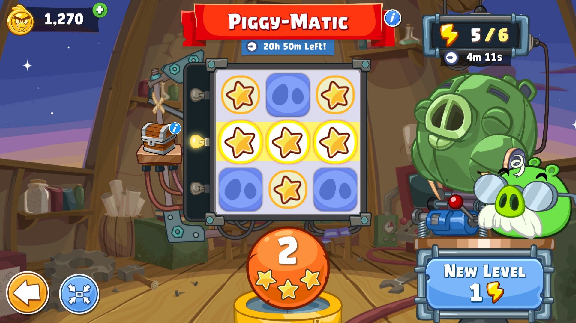 Angry Birds Friends. Piggi-Matic (уровень 2) 3 звезды. Прохождение от SAFa.