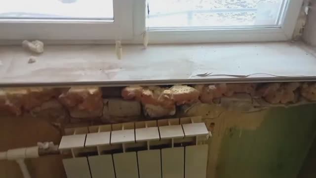 Новый подоконник своими руками.