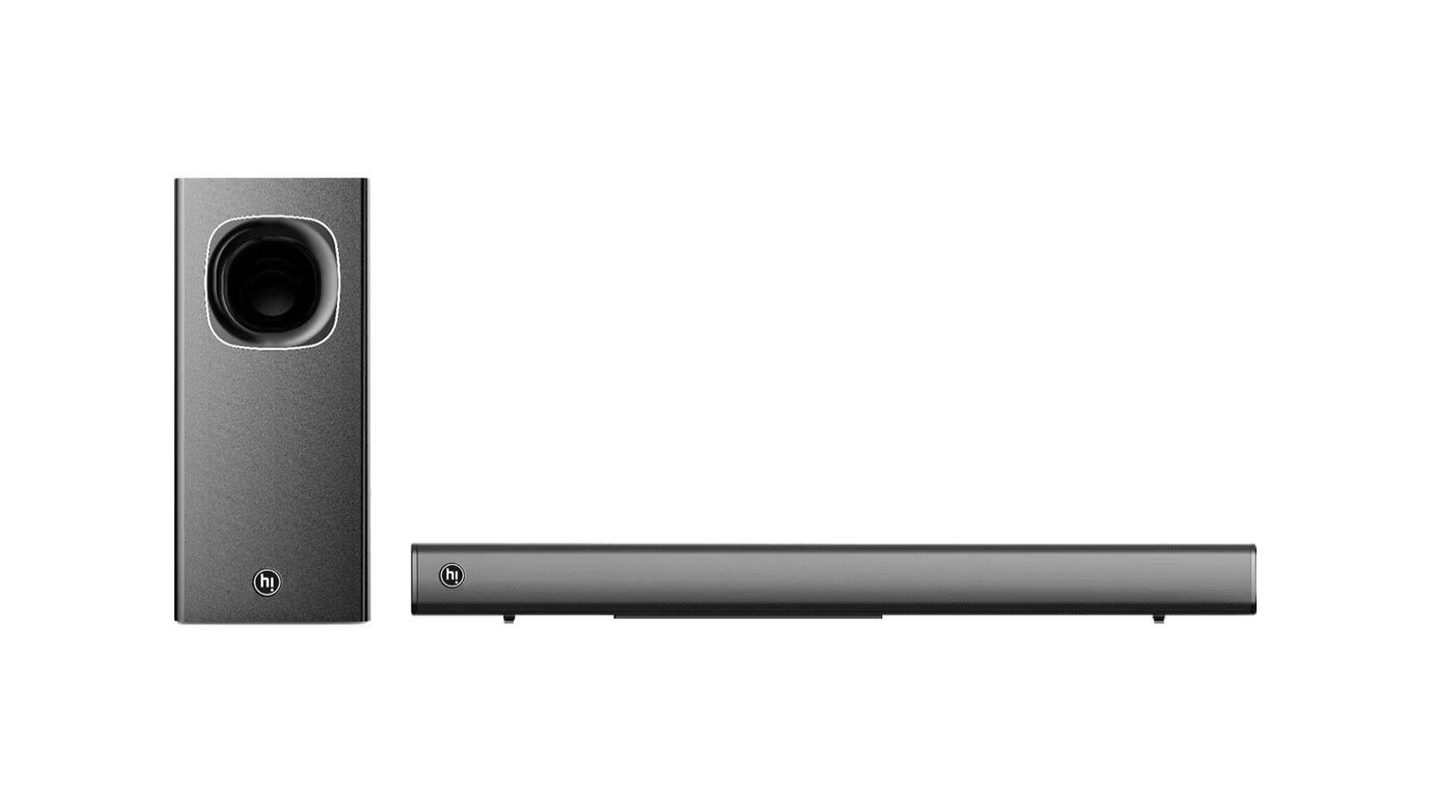 Компактный домашний саундбар с сабвуфером с мощным звуком для телевизора