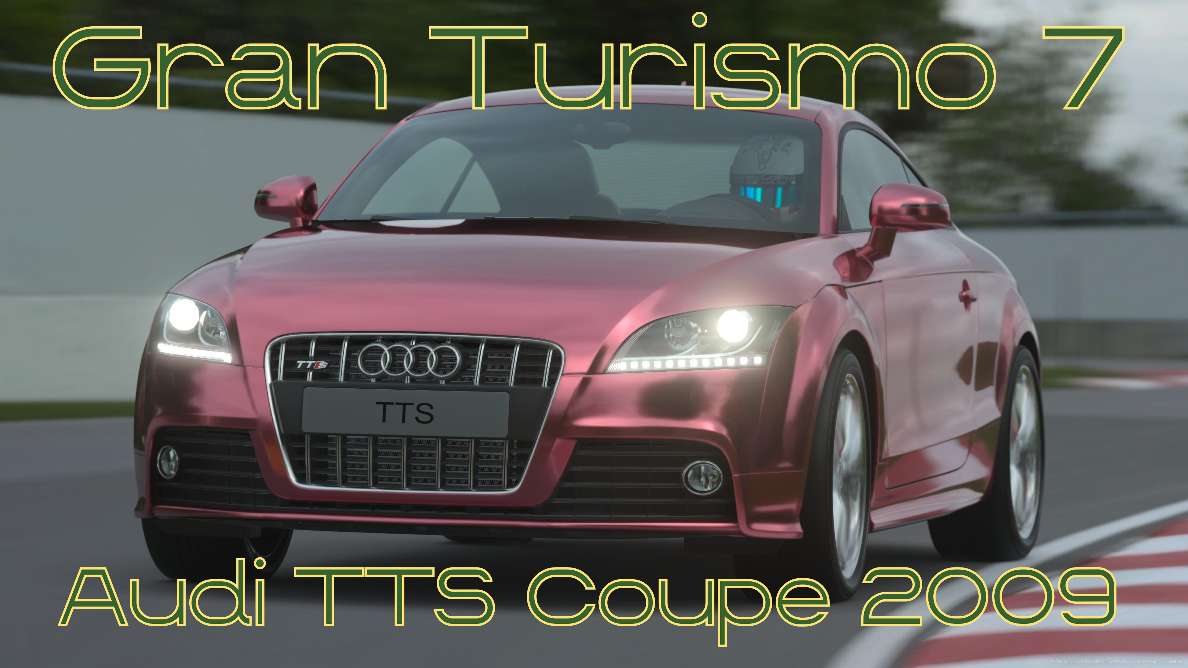 Audi TTS Coupe 2009 — изящный сплав красоты и точности в мире Gran Turismo 7 🌍⚡️