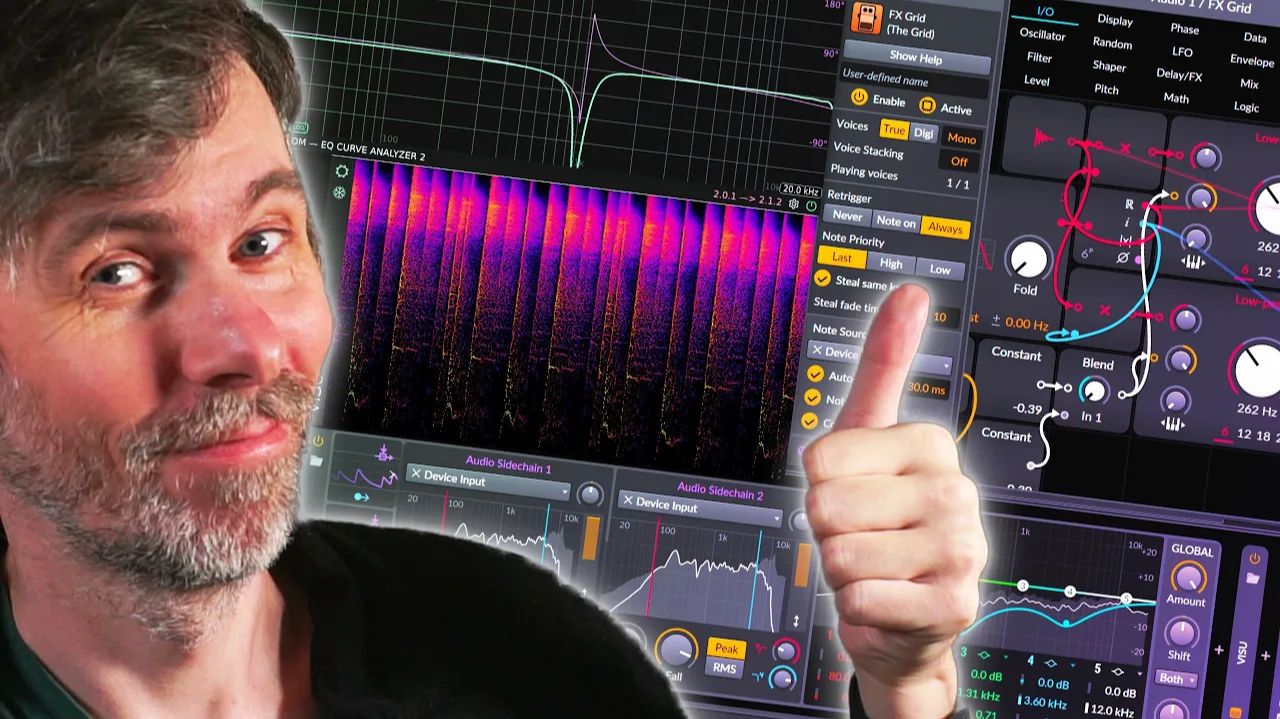 Recreating Every Ableton Tutorial in Bitwig (Resonance Suppressor)