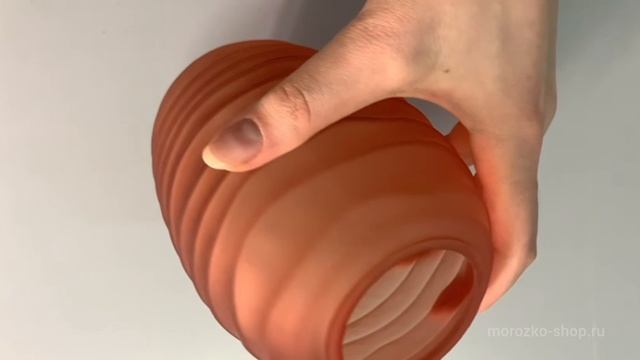 Стеклянная ваза ЛИПОВЫЙ МЕД, 16 см, 2016407-2