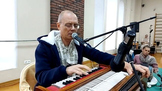 22 10 23  Киртан Ачьютатмы прабху перед лекцией